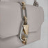 チャールズキース CHARLES & KEITH メタリックアクセント ターンロッククロスボディバッグ(Ivory) レディース FREE