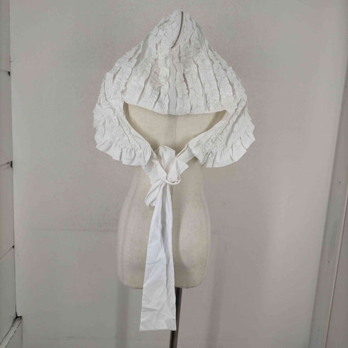 ヘイヘイ HEIHEI 23AW フリルフード WHITE レディース FREE