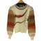 20 ANS KNITS BY MARIEA KIM 袖ボーダー アクリルニット レディース L