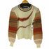 20 ANS KNITS BY MARIEA KIM 袖ボーダー アクリルニット レディース L