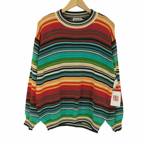 ユナイテッドカラーズオブベネトン UNITED COLORS OF BENETTON ボーダーコットンニット メンズ 48