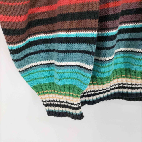 ユナイテッドカラーズオブベネトン UNITED COLORS OF BENETTON ボーダーコットンニット メンズ 48
