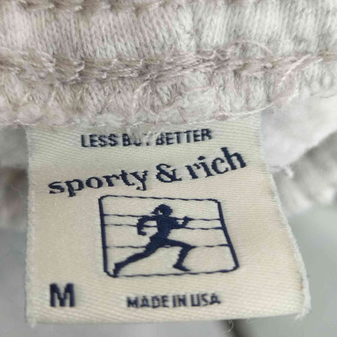 スポーティーアンドリッチ SPORTY& RICH USA製 FITNESS IVY SWT PT スウェットパンツ メンズ M