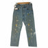 リーバイス Levis USA製 1997年製 ボタン裏刻印544 501 ペイント デニムパンツ レディース 29/34