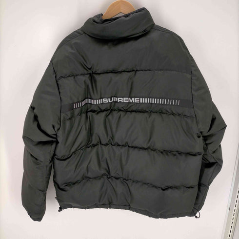 シュプリーム Supreme 17AW Reflective Sleeve Logo PUFFY JACKET メンズ JPN:L