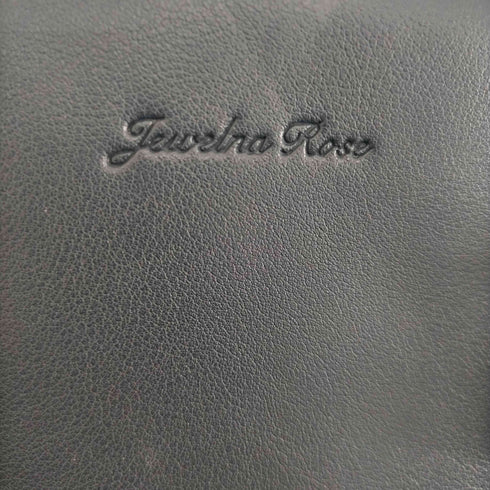 ジュエルナローズ Jewelna Rose ロゴ刻印 ミドルサイズフェイクレザーハンドバッグ レディース