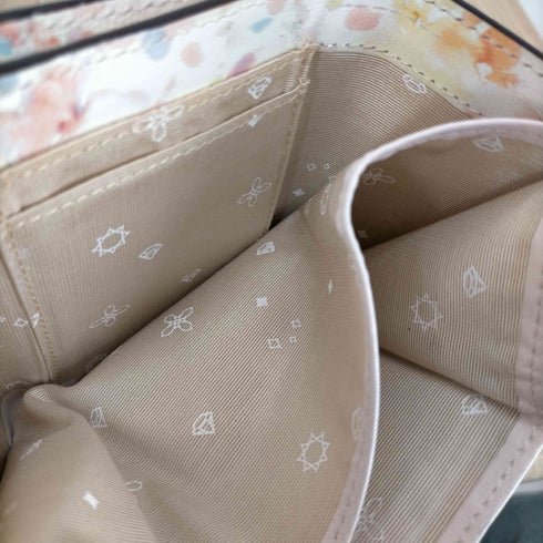 ルリアヨンドシー Luria 4℃ 裏地花柄 二つ折り財布 レディース
