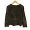 ザラ ZARA ベロアリブニット レディース import:M