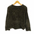 ザラ ZARA ベロアリブニット レディース import:M