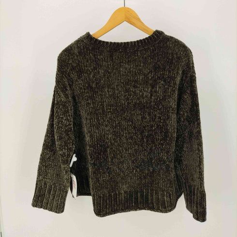 ザラ ZARA ベロアリブニット レディース import:M