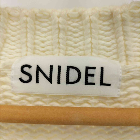 スナイデル snidel 19SS ボタンレス ローゲージ ニット カーディガン レディース FREE