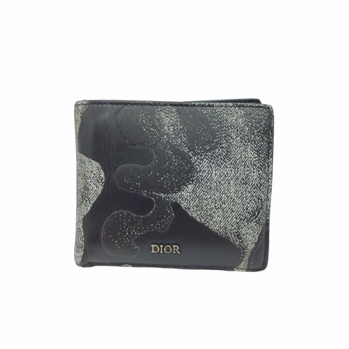 ディオール Dior ×PETER DOIG イタリア製 迷彩柄 二つ折りウォレット メンズ