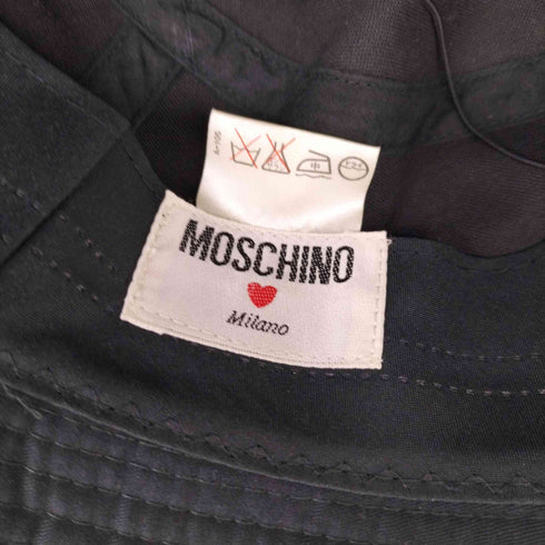 モスキーノ MOSCHINO コットン バケットハット メンズ