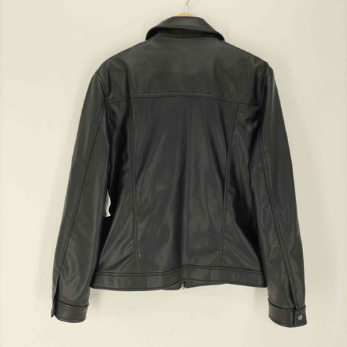 ザラ ZARA フェイクレザー ジャケット メンズ L