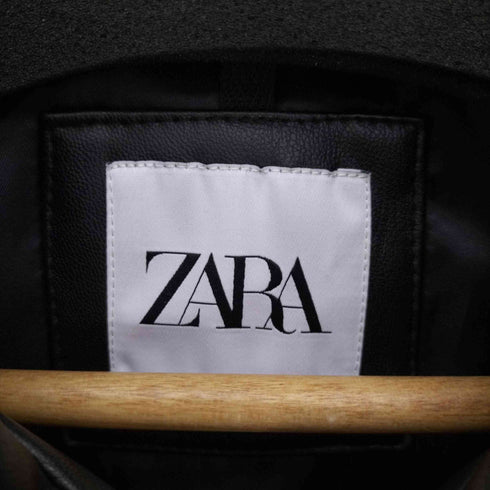 ザラ ZARA フェイクレザー ジャケット メンズ L