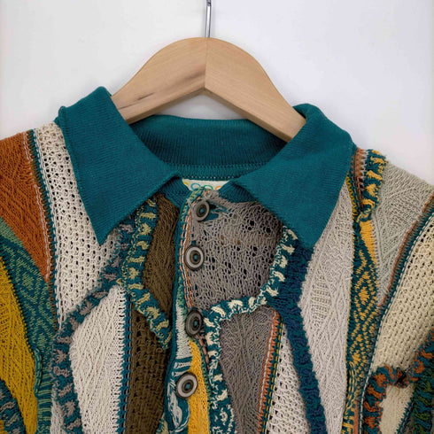 クージー COOGI 3Dニット ポロ セーター メンズ import:XL