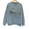 エディーバウアー Eddie Bauer USA製 黒タグ バードプリントスウェット メンズ import:M