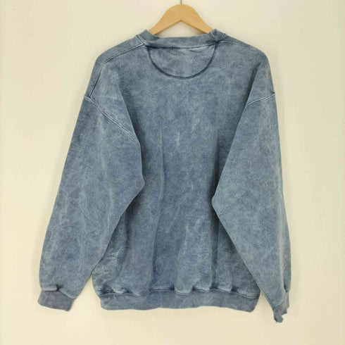 エディーバウアー Eddie Bauer USA製 黒タグ バードプリントスウェット メンズ import:M