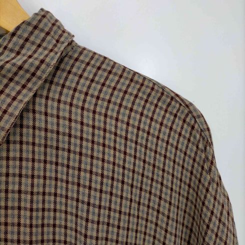 ペリーエリス PERRY ELLIS レーヨンチェックシャツ メンズ import:XL