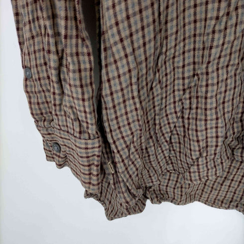 ペリーエリス PERRY ELLIS レーヨンチェックシャツ メンズ import:XL