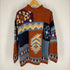 フメイ MARSH LANDING 90s ロールネック総柄ニット メンズ JPN:S