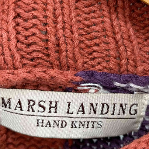 フメイ MARSH LANDING 90s ロールネック総柄ニット メンズ JPN:S