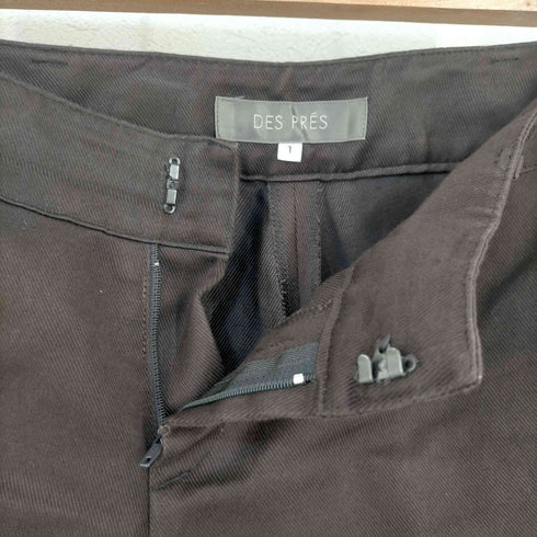 デプレ DES PRES コットンリネン ブーツカットパンツ レディース JPN:1