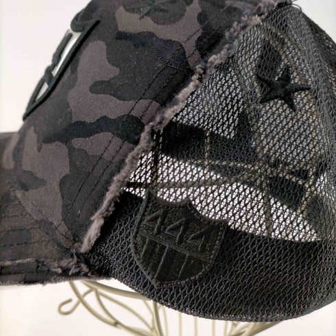 ヨシノリコタケデザイン YOSHINORI KOTAKE DESIGN 迷彩柄 星 エナメル スナップ 444 キャップ メンズ