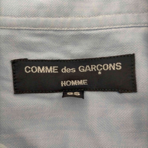 コムデギャルソンオム COMME des GARCONS HOMME AD2008 バイカラー リネン混シャツ メンズ SS
