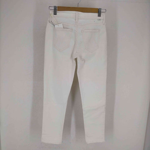 MOTHER THE DROPOUT Whipping The Cream White ホワイトスキニージーンズ レディース US:24