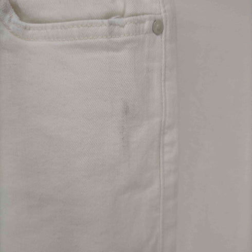 MOTHER THE DROPOUT Whipping The Cream White ホワイトスキニージーンズ レディース US:24