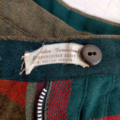 ペンドルトン PENDLETON TALON TURNABOUT THE REVERSIBLE SKIRT チェック プリーツ リバーシブルスカート レディース