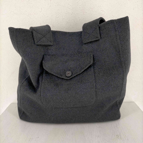 ザラ ZARA リバーシブル ウールブレンド バッグ メンズ M