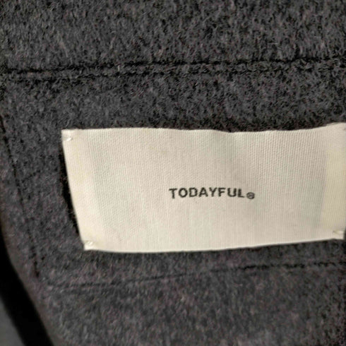 トゥデイフル TODAYFUL 23AW Stole Wool Coat ストールロングコート レディース 36