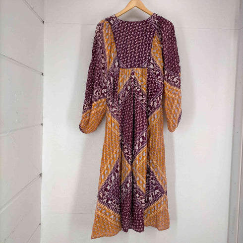 サラマリカ [Sara Mallika 22ss Cotton Block Pattern Dress レディース JPN:S