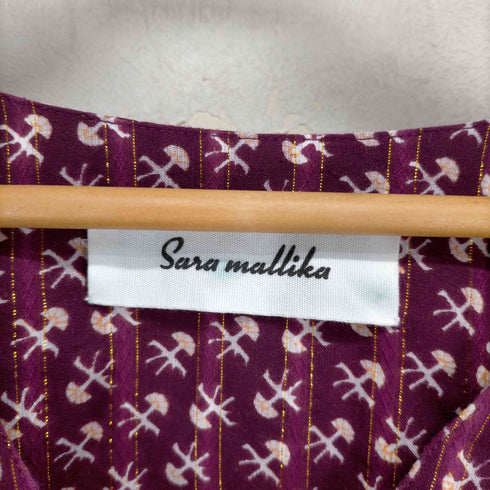 サラマリカ [Sara Mallika 22ss Cotton Block Pattern Dress レディース JPN:S