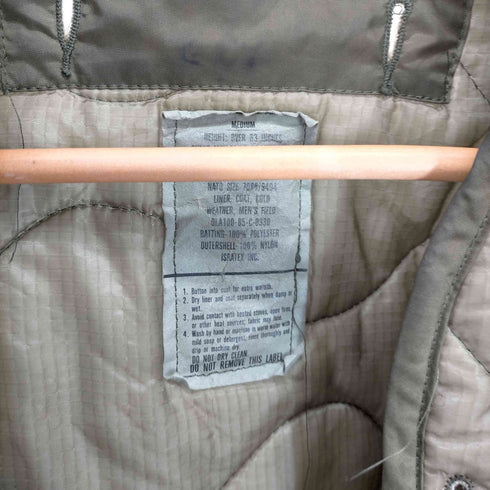 ユーエスアーミー US ARMY LINER COAT COLD WEATHER M65フィールド ジャケットライナー メンズ JPN:M
