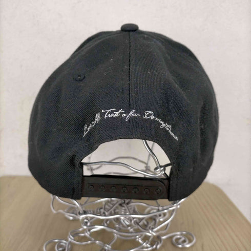 one decision away MEMOIR HAT -BLACK- メッセージ刺繍 スナップバックキャップ メンズ