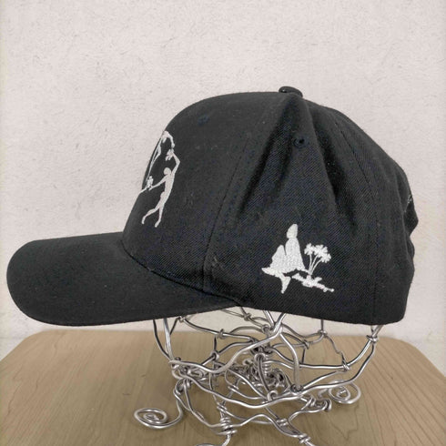 one decision away MEMOIR HAT -BLACK- メッセージ刺繍 スナップバックキャップ メンズ