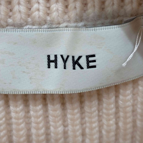 ハイク HYKE ラムウール フリンジニットケープ レディース