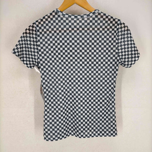 レイビームス Ray BEAMS チェッカー プリント ハーフスリーブ Tシャツ レディース FREE