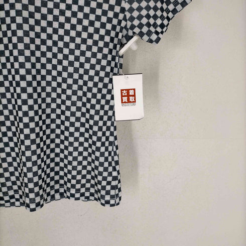 レイビームス Ray BEAMS チェッカー プリント ハーフスリーブ Tシャツ レディース FREE