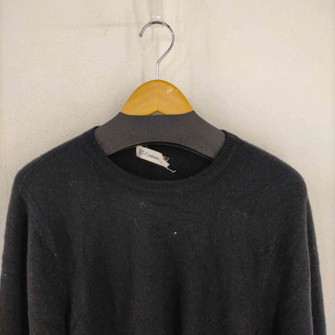 カシミア100 クルーネックニット レディース JPN:L