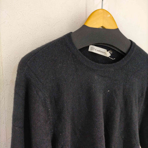 カシミア100 クルーネックニット レディース JPN:L