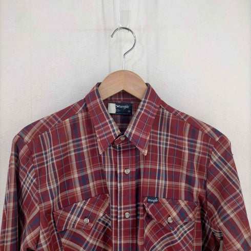 ラングラー Wrangler チェック レギュラーカラーシャツ メンズ JPN:M