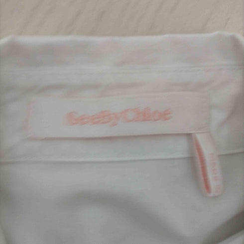 シーバイクロエ SEE BY CHLOE 大襟 シャツワンピース レディース FR:34