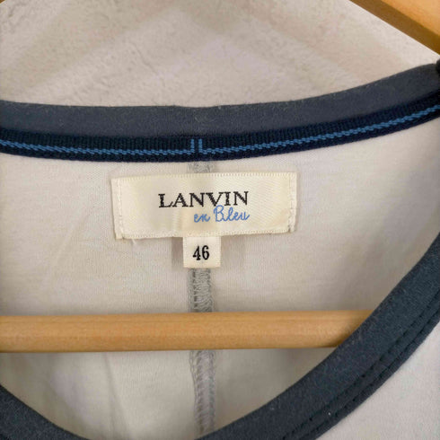 ランバンオンブルー LANVIN en Bleu 七分丈カットソー メンズ 46