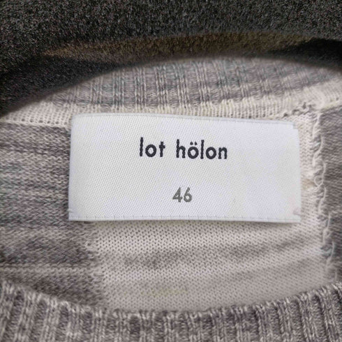 ロットホロン lot holon ニット切替 クルーネックTシャツ メンズ 46