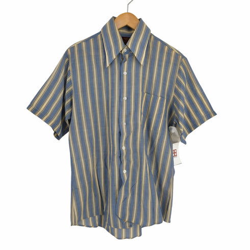 キングスロード KINGS ROAD ストライプ S/S シャツ メンズ import:M