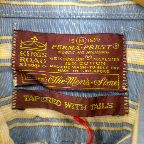 キングスロード KINGS ROAD ストライプ S/S シャツ メンズ import:M
